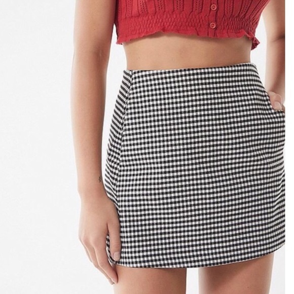 Urban Outfitters Gingham Checkered Skirt - Picture 1 of 12